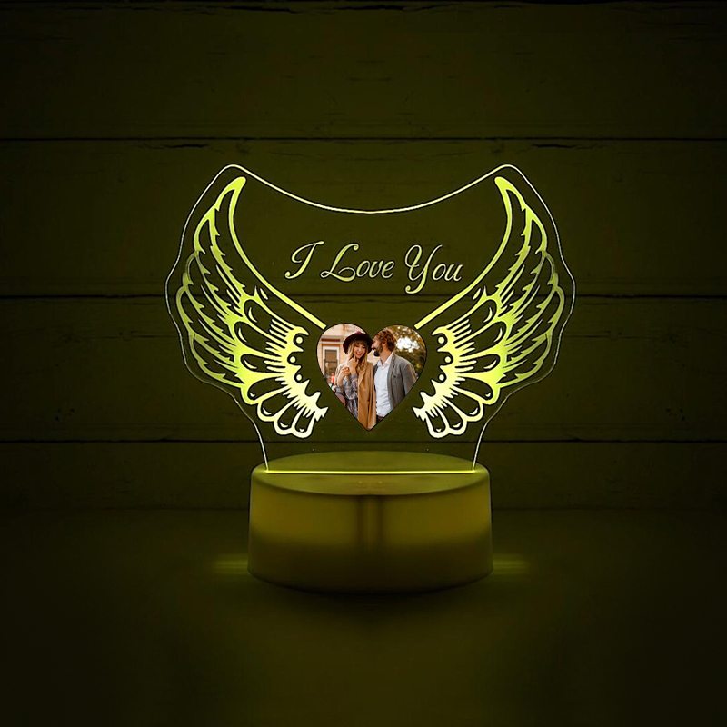 Personalized Angel Wing Night Light